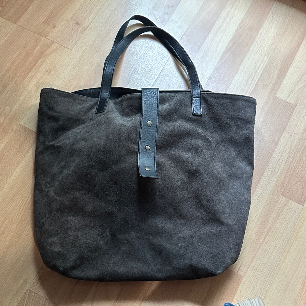 Eileen Fisher Slouchy Suede Tote Bag